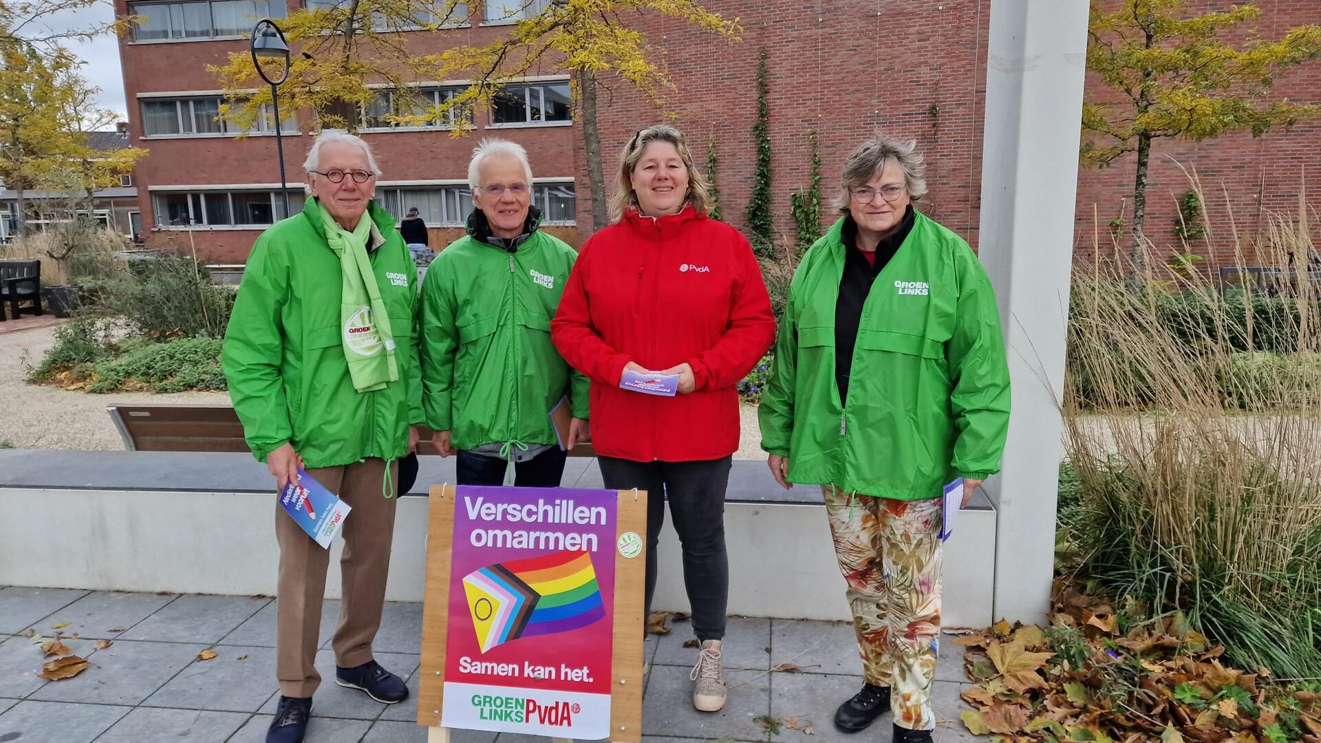 flyerteam op Raadhuisplein